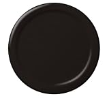 Black Velvet 7-Inch Premium Paper Plates – Bulk Case of 240 (10 Packs of 24) Heavy-Duty Disposable Dessert...