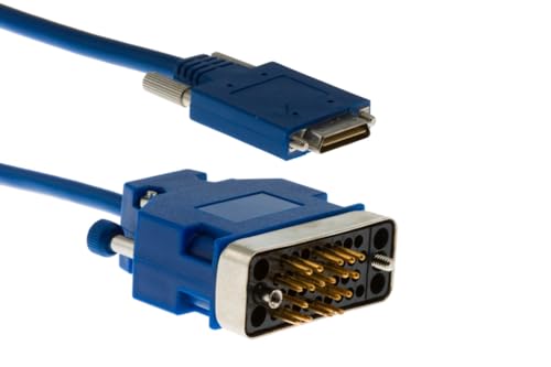 CablesAndKits Smart Serial WIC-2T 26 Pin - V.35 Male DTE, 10ft, CAB-SS-V35MT, Blue