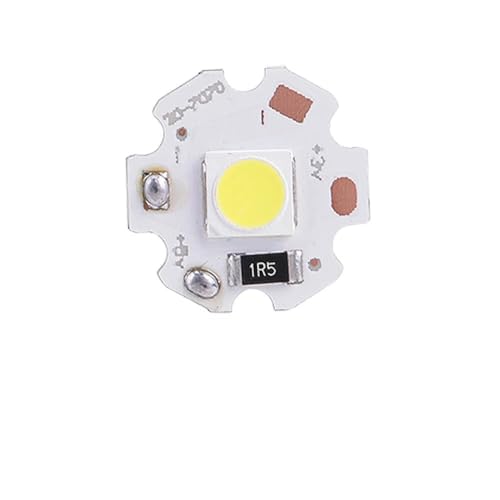 AMZLORD Chip de luz dedicado de alta potencia 5V 3W COB fuente de lámpara LED luz blanca cálida para reflector al aire libre reflector