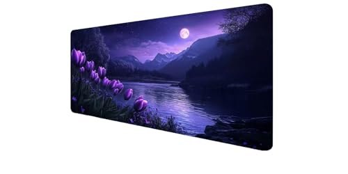 Tapis souris gaming imperméable 1600x800mm à bords cousus renforcés