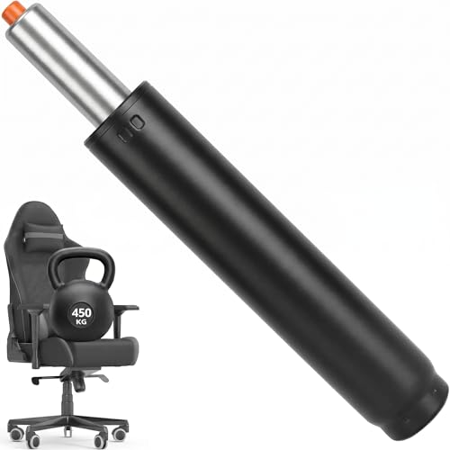 QWORK Gasdruckfeder Bürostühle 31-45 cm Edelstahl-Ersatz-Gasdruckfeder 360-Drehung Gasdruckfeder für Büro-Liftsessel