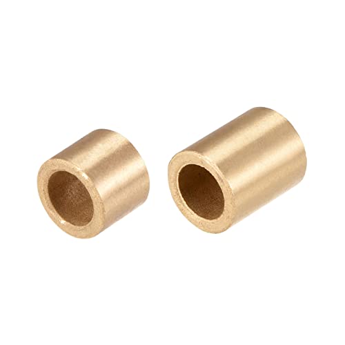 QUARKZMAN Roulement Autolubrifiant Manchon 8mm x 12mm x 15mm, 8mm x 12mm x 10mm Bagues Bronze Fritté 13 pièces