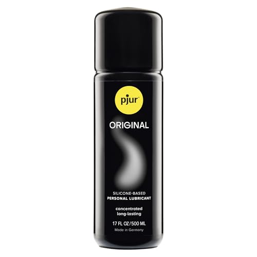 pjur Original Silicone-Based Lubricant, Premium Lube for Men, Women & Couples, Odorless, 500ml / 17 fl.oz