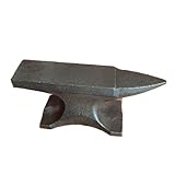 Authentique Mini Enclume : Cette pièce en fonte solide est une réplique miniature d'une enclume en corne traditionnelle, avec une finition rustique et vieillie qui apporte une touche d'histoire de forge et de charme à votre espace.