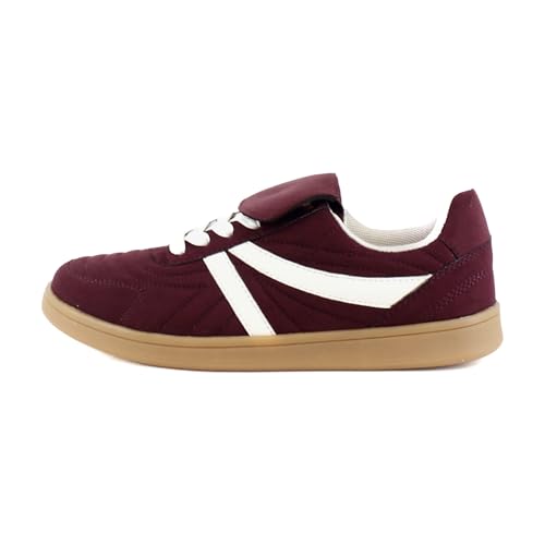 Steve Madden Women's Women's Madrid Sneaker, Burgundy, 8.52