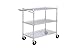 Produktbild Seville Classics Allzweckwagen Metall Silber, 86.4 B x 45.7 T x 85.1 cm H