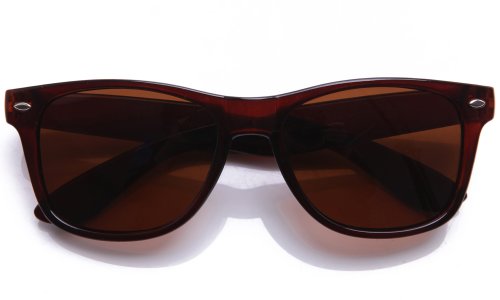 80's Classic Horned Rim Vintage Polarized Anti-Glare 100% UV Protection Sunglasses for Women and Men with Spring Hinges2