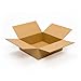 Pratt PRA0102 Recycled Corrugated Cardboard Single Wall Standard Flat Box with C Flute, 18" Length x 18" Width x 6" Height, (Pack of 20)