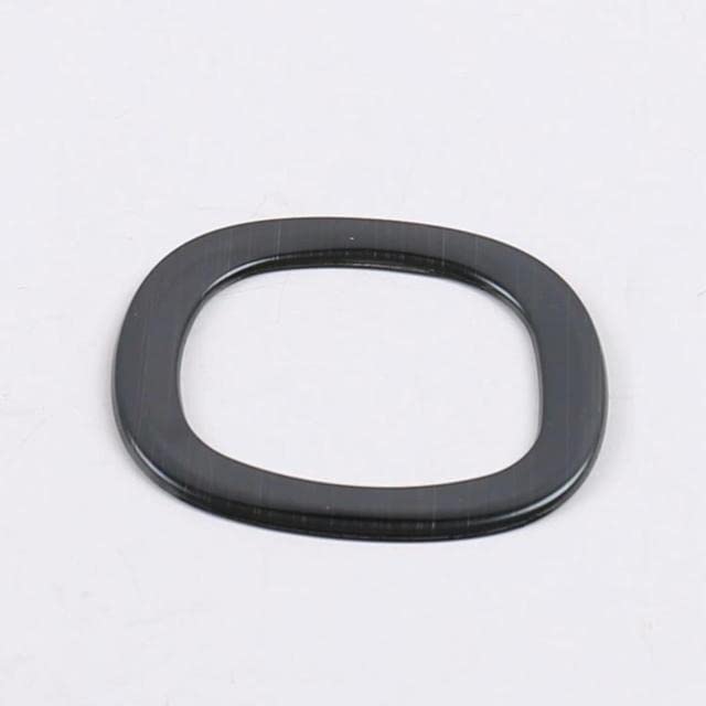 For Car - For CHANGAN CS35PLUS CS75 CS85 EADO CS95 Car Styling Aluminium Alloy Decoration Ring Steering Wheel Trim Circle Sticker (Black)