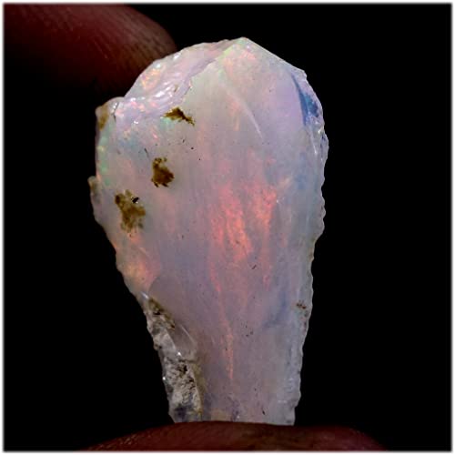Tindi 15.35 Cts 100% A+ Natural Ethiopian Welo Opal Rough Stone, Raw Crystal, October Birthstone, Jewelry Making Gemstone, Ultra Fire Striking Opal, Opal Rock, Size-19X26X09 Mm #TOP3