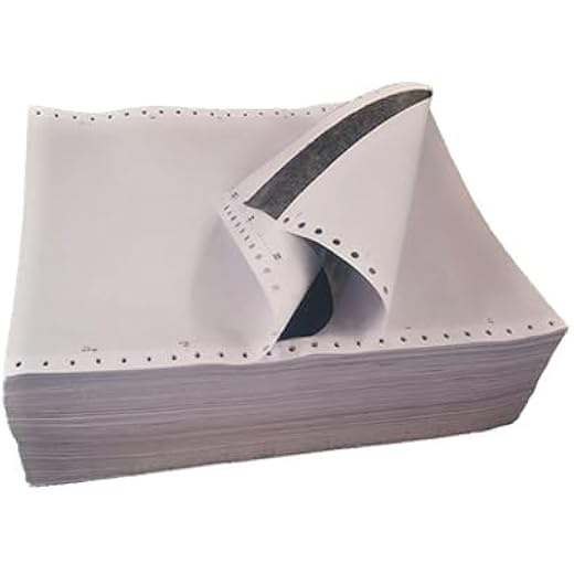 Dot Matrix Paper Continuous 1000 Sheets 70 GSM
