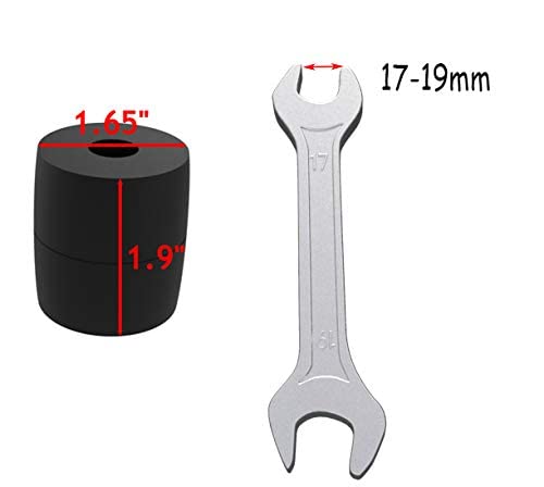 Ok5Star 4 Inch Prep Table Casters Set Of 4 For Commercial Kitchen Prep Tables, Expanding Stem Caster Wheels For Table Legs All With Brake Fit 1-1/2" And 1-5/8" Leg Tube Adapter Caster #TOP2
