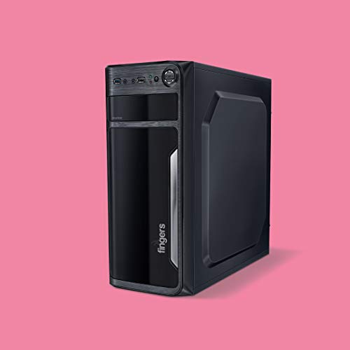 FINGERS PowerTower C8 Metal Computer Case - Black - Image 3