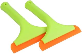 BEAUTYBIGBANG Super Flexible Silicone Squeegee, 5.9''x7.5'' Auto Water Blade, Water Wiper, Shower Squeegee for Kitchen Home Car Bathroom Mirror Shower (2pcs)