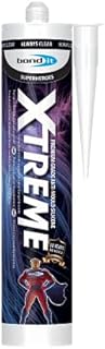 Bond-It Xtreme White Anti-Mould Silicone Sealant EU3 Cartridge 310ml - a flexible, permanently waterproof sealant ideal