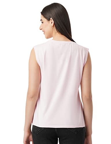 Image of FYLTR Women's Sleeveless Stretch Cotton Top with Smocked Shoulder