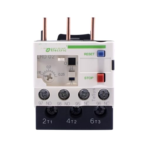Relais de surcharge thermique LRD02C stoppe les surintensités sur contacteur AC LC1D