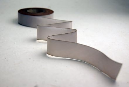 1/2" (12mm) Hand Dyed Silk Ribbon bias Cut 10 Yard Cutting - Color 007 Cream Ivory