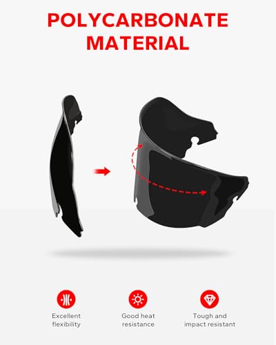 Image of Amazicha Black 7 inch Wave Windshield Windscreen Compatible for 2014-2023 Harley Davidson Touring Street Glide /Electra Glide /Ultra Limited /Tri Glide FLHT FLHX FLHXS FLHTK