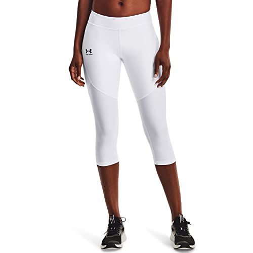 Pantalones capri HeatGear Team deportivos mallas cortas fitness piratas transpirables running mujer