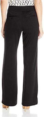 Riders by Lee Indigo Women's Ponte Knit Pant, Black, 10 Petite2