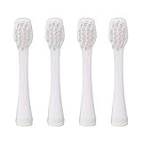 2018 Intelligent Kids LED Light Soft-bristle 3 Brush Heads Ultrasonic Child Electric Toothbrush Battery Reminder (Replacement Brush Head)