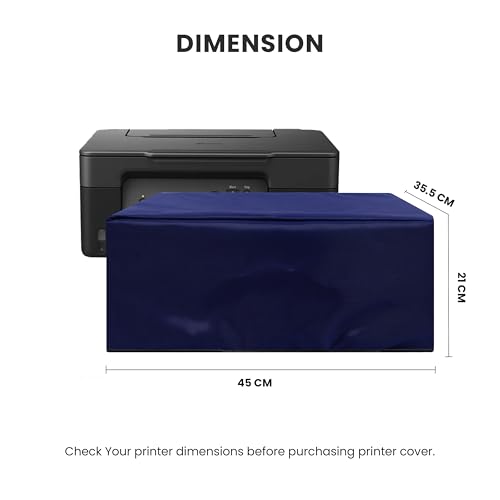 Image of Alifiya Dust Proof Washable Printer Cover for Canon Pixma G3730 All-in-one Inktank - Blue