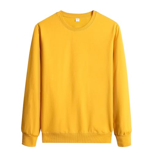 Dninmim Men's Solid Sweater/Long Sleeves Pullover/O-Neck Casual Sportswear