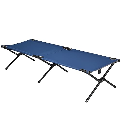 COSTWAY Brandina Pieghevole da Campeggio, Letto Portatile in Tessuto Oxford,