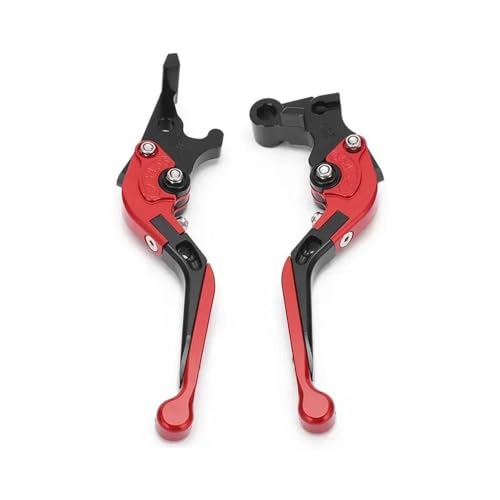 Leviers de frein moto Triumph Scrambler et Daytona en aluminium usiné CNC rouge