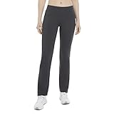 Energy Zone Women's Cotton Stretch Pocket Yoga Pants, Charcoal Heather, X-Large