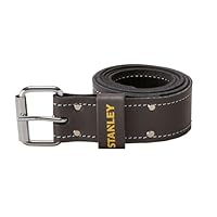 STANLEY Leather Belt - Dark Brown