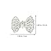 Vaguelly Detachable Bow Shoe Clips - Fashionable Rhinestone Shoe Ornaments for Women Flats Heels Boots Decoration