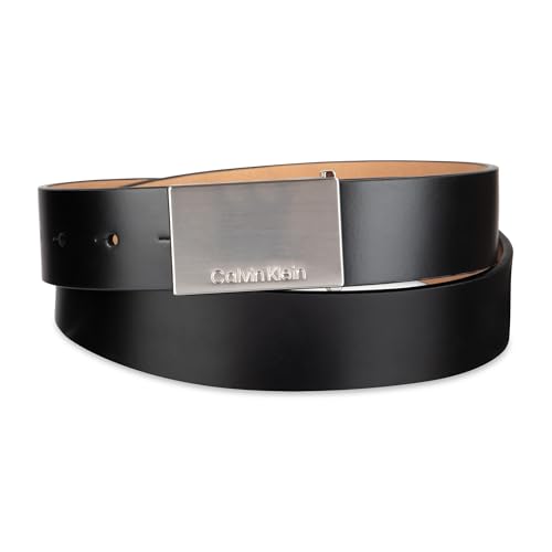 Calvin Klein Men's Plaque Logo Leather Belt — view 2