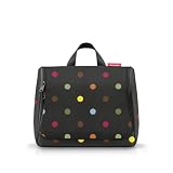reisenthel toiletbag XL dots - praktischer Kulturbeutel mit Haken, wasserabweisendes Material