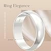 Aeon 925 Sterling Silver Court Wedding Ring – 3mm & 5mm | Comfort Fit for Men & Women | Sizes J-Z | Premium Quality for Life's Special Moments #3