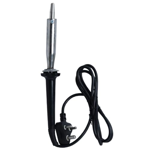 Image of 220-230V Heavy-duty Heat Pencil Tip 125 Watts Soldering Iron With PVC Wire and Copper Tip, Fast Heating Leak and Surge Proof - Made in India (Pack of 1)
