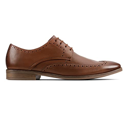 Image of Clarks Mens 26148036 Brown Uniform Dress Shoe