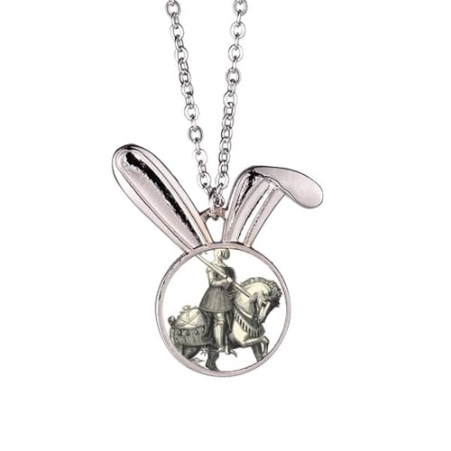Collier lapin médiéval chevaliers de l'UE idée cadeau original anniversaire