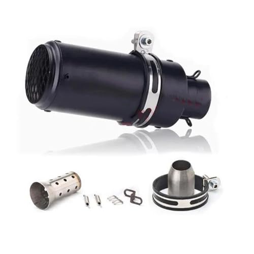 に適合するヤマハ MT-07 MT07 MT-09 MT09 51mm/60mm マフラーエスケープチューブ サイレンサーアクセサリー オートバイの排気管(カラー7,51mm)