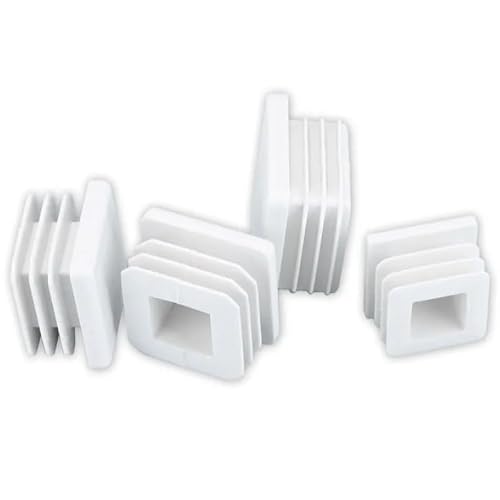 caps soft plastic caps, Rectangle Tube Blanking End Caps and Square Plugs for Furniture Feet White Sizes(50x50mm(10Pcs))