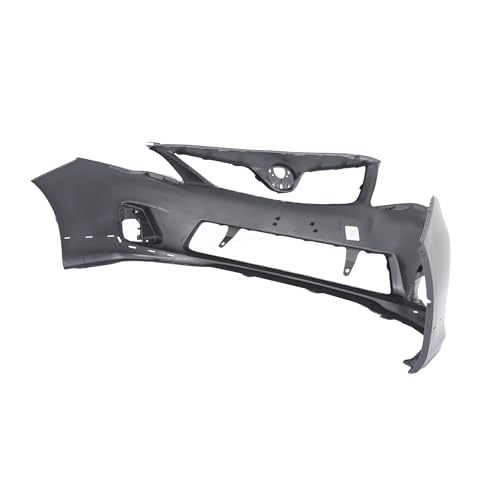 Image of FitParts Compatible with Toyota Corolla 2011-2013 Front Bumper Cover | Primed, With Fog Light Holes, Sedan, Ready to Paint, OEM 5211903902, TO1000373