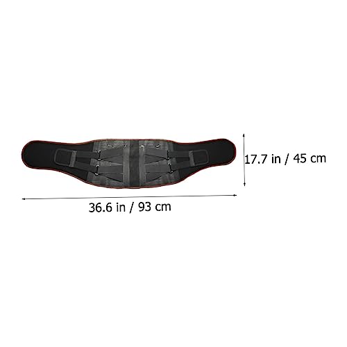 Cinturón de soporte lumbar unisex PartyKindom 93x45x0.3cm miniatura 2