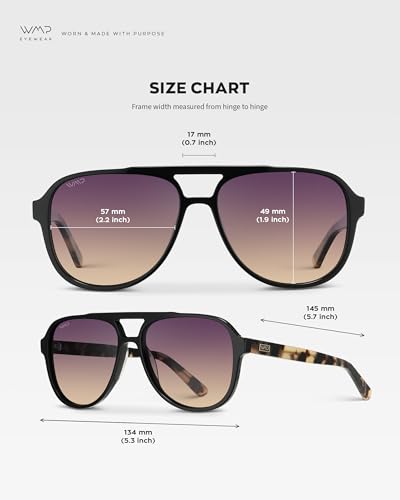 Image of WearMe Pro Chic Retro Oversized Polarized Sunglasses: Statement Aviators for Women
