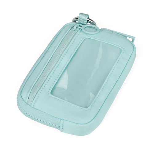 Image of The Iris Wallet Zipper Mini Coin Purse Keychain ID Holder Wallet
