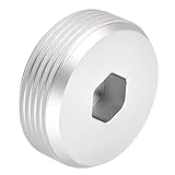 Ventaja: Elaborado con aleación de aluminio para una buena tenacidad y resistencia a la corrosión. El diseño de la rosca provee un rendimiento de sellado hermético. El diseño de cabeza hexagonal interna es accesible para montar.