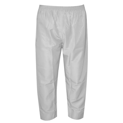 Mens Serwal Salwar Shalwar Trousers Pants Sleep Wear Arab Islam Islamic Men's Thoub Kaftan Desert Pajamas Elastic Waist Pajama White, 24 Tall