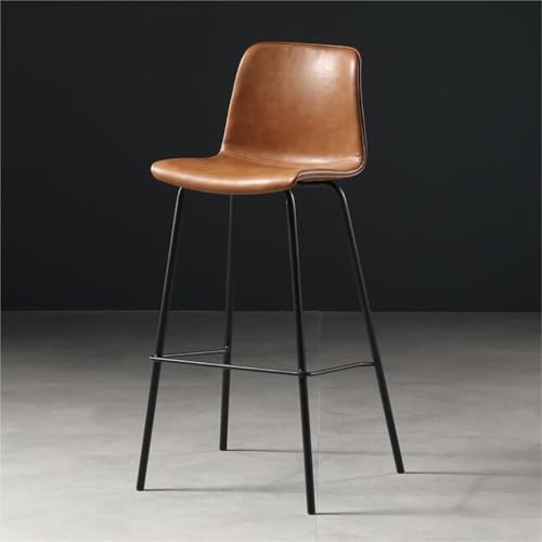 Tabouret en fer style célébrité internet avec dossier de bar pour maison moderne - 3