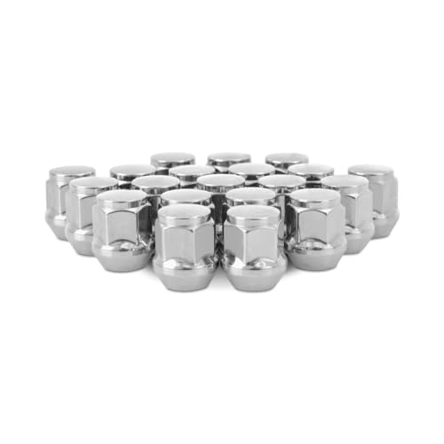 Image of Mishimoto Steel Lug Nuts, M12x1.5, Acorn Seat, 20pc Set, Chrome