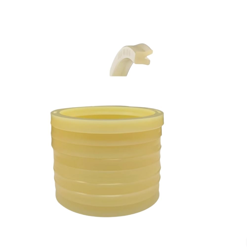 1 anello di tenuta for olio idraulico ad alta pressione - Anello di tenuta for stelo pistone in poliuretano for sistemi idraulici e pneumatici(70x80x6)